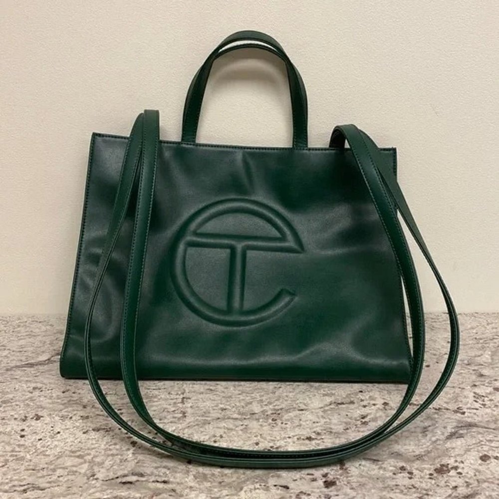 Telfar Olive Green Medium Shopping Bag